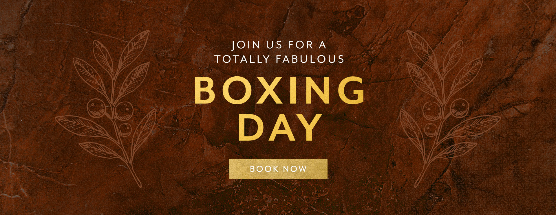 Boxing Day menu at The Red Lion